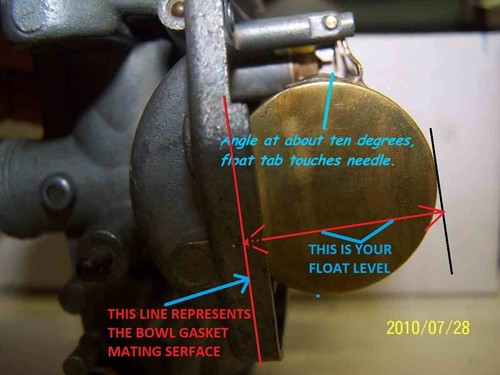 1EA NEW PLASTIC FLOAT REPLACES BRASS FLOAT (320D) - Picture 3 of 3