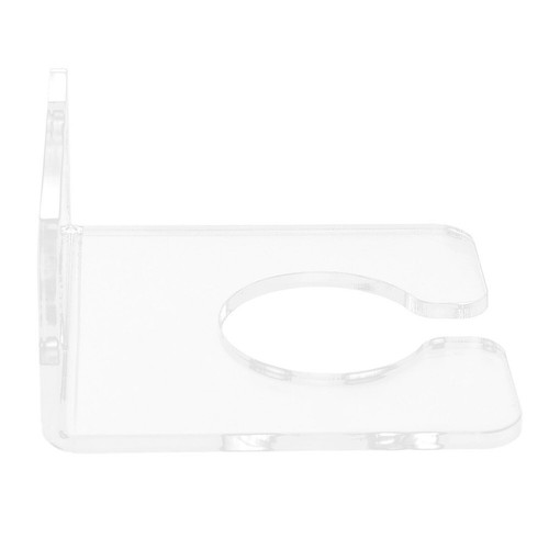 Portable Bathtub Wine Glass Holder Strong Suction Cup Clear Acrylic Bath Bracket - Picture 10 of 14