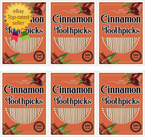 600 piezas palillos de dientes canela con sabor a madera canela palillos de dientes a granel para adultos Dis - Imagen 12 de 12