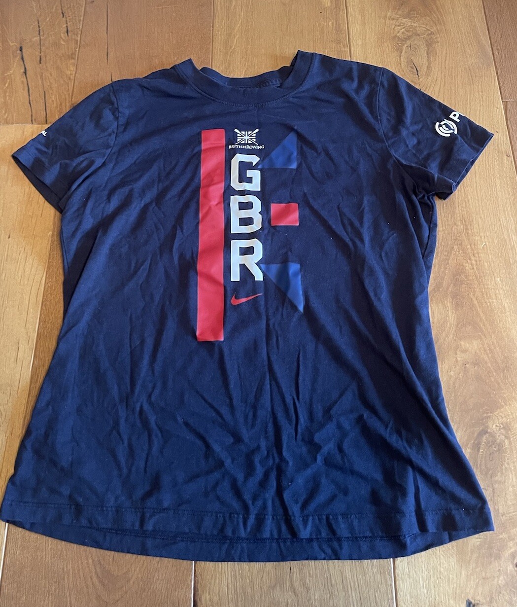 FILA T shirt squadra di canottaggio GB Nike donna media