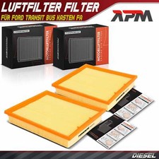 2x Luftfilter Filter für Ford Transit Bus Kasten FA Pritsche/Fahrgestell Tourneo