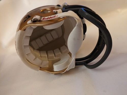 San Francisco 49ers NFL Throwback Retro Mini Helm Riddell 3 5/8 - Bild 7 von 8