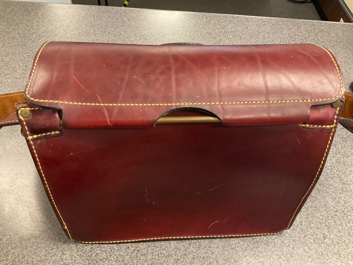 Holland Sport Leather Messenger Bag Vintage Hunting Bag