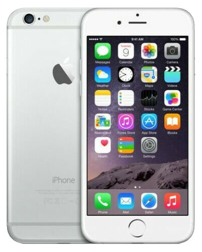 美品 Apple Iphone6 16GB NG482J/A @3436 Apple iPhone 6 16GB Silver A1586 (Japan KDDI) 4G Smart