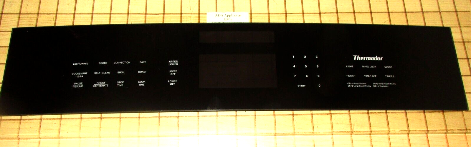 Thermador Double Oven Control Panel 00142859, 142859, 1610435 eBay