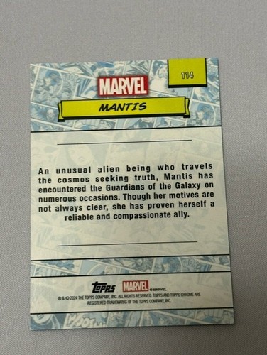 2024 Topps Chrome Marvel Base. Pick/Complete your set (1-150) FS!Up 02/12/25 USA - Bild 207 von 273