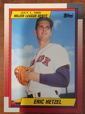 1990 Topps Tiffany Eric Hetzel RC #56**BOSTON RED SOX**MINT**HIGH GRADE**