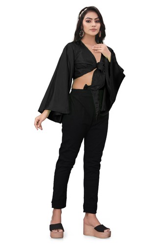 Satin Women Wear Ruffle top Belly Dance special Ruffle Full Flair sleeve top S29 - Picture 11 of 171