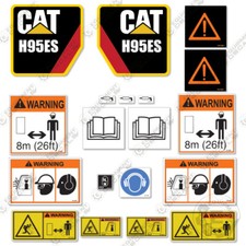 Fits Caterpillar H95ES Decal Kit Hammer - 7 YEAR OUTDOOR 3M VINYL!