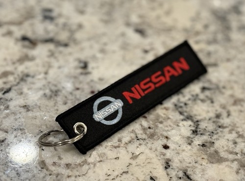 New Black Racing Double Sided Keychain for Nissan Nismo 350Z 370Z GTR Maxima - Bild 2 von 2