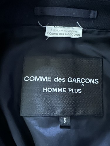 Comme Des Garcons Coat With Vest Excellent Cond Midnight Navy/Black Wool Small - Picture 7 of 12