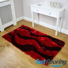Splendour Deluxe Virtue Red Rug *0.80 x 1.50*  Lounge Bedroom Rug SALE *RRP £75*