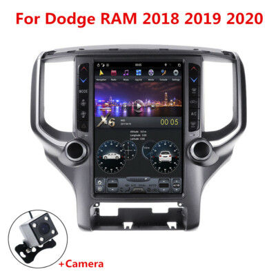 For Dodge RAM 2018 2019 2020 Vertical 12.1'' Android 11 Radio Player GPS CarPlay