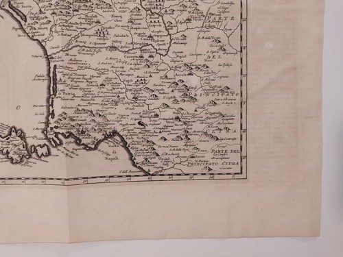 1723 Peter Van der Aa Mappa Terra Laboris Olim Campania Felix Napoli Pozzuoli - Foto 4 di 7