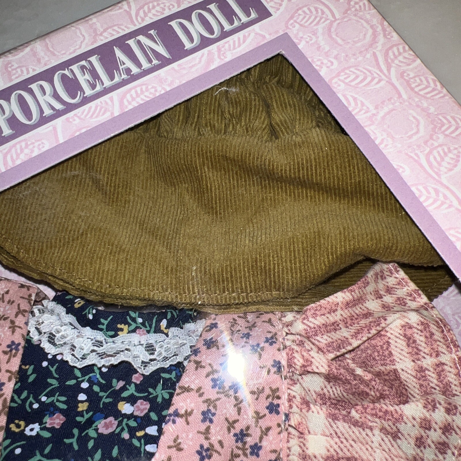 Collectible Memories Prairie Dress 16”Doll Boots Corduroy HP Outfit