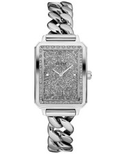 GUESS U0896l1 Women's Watch Silver Dial Crystal Accented Bezel G-Link U0896L1M