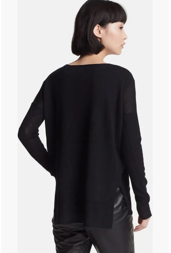 Vince Kaschmirpullover Damen Größe Small schwarz Relaxed Fit