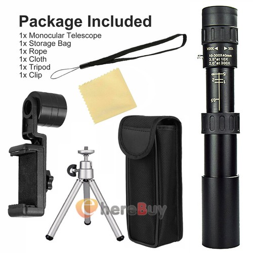 Super High Power 300X40mm Portable Night Vision Monocular Telescope Binoculars - Picture 16 of 21