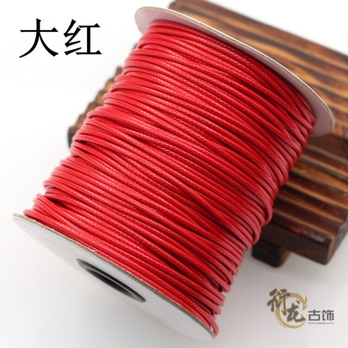 2mm Rope Round Waxed Cord DIY Weave String for Jewelry Making Bracelet Necklace - Picture 25 of 33
