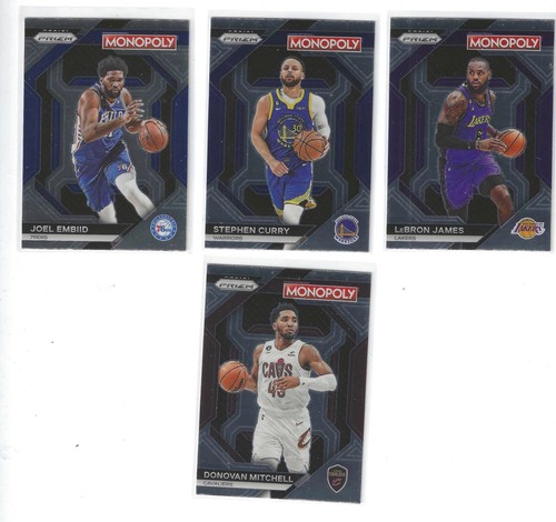 2023-24 Panini Prizm Monopoly Basletball All-Star Set of 10 inc. Lebron - Picture 2 of 2