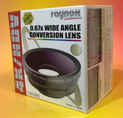 RAYNOX HDS-680K Wide Angle lens 0.67x SONY HDR-CX560V/560VE/CX700V/700VE 37mm 30 - Picture 9 of 10