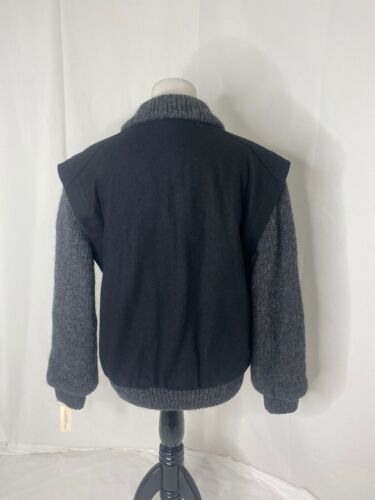 Men’s Size 36 Members Only Jacket Europe Craft Black and Grey Wool Blend - Picture 6 of 12
