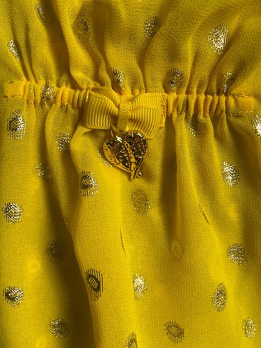 Angel's Face Yellow & Gold Summer Top June Daffodil Kaftan Age 5-6 BNWT ANGELS - Picture 4 of 7