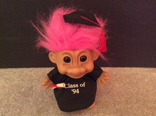 Vintage Russ Troll *** Russ 8” Class of 94’ Graduation Troll - Bild 4 von 6