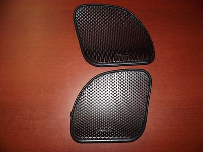 XMMT Black Punched Steel Mesh Speaker Grills for Harley Davidson Touring Electra Street Glide FLHT 1996-2013