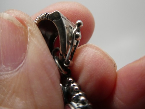 BARBARA BIXBY Enamel & Pearl BIRD Sterling 925 & 18K YG Enhancer Pendant - Picture 4 of 9