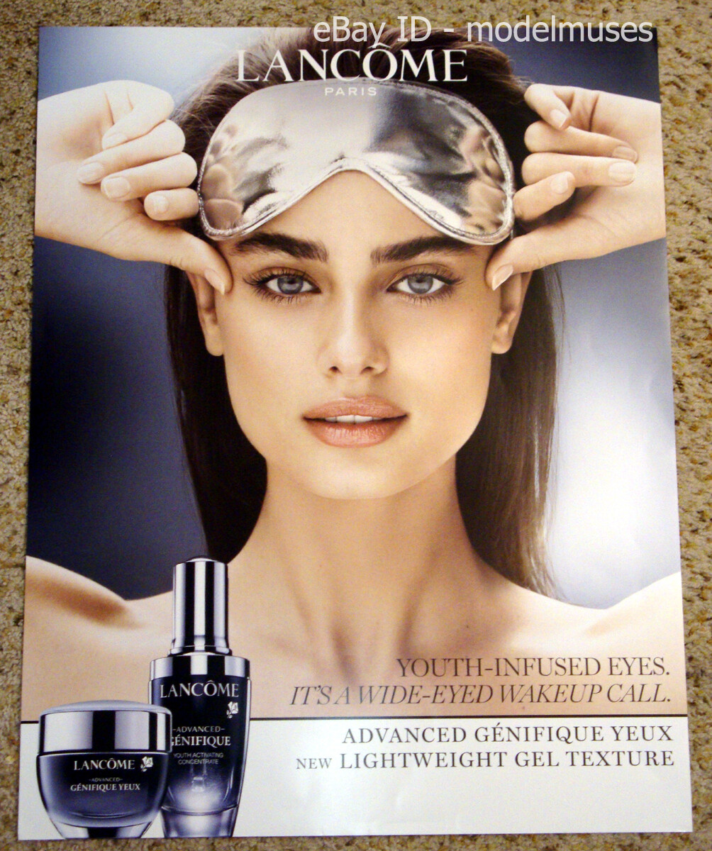 LANCOME Cosmetics Advertising POSTER Taylor Hill - 22