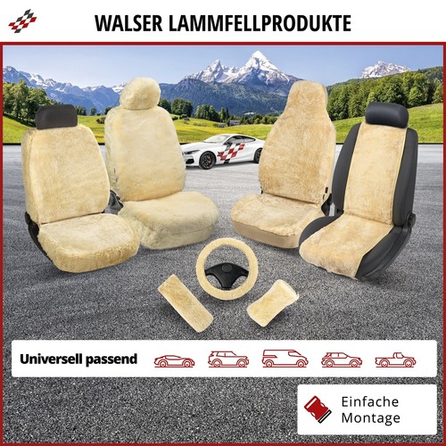 WALSER Nackenstütze Mila aus Lammfell schwarz - Bild 13 von 27