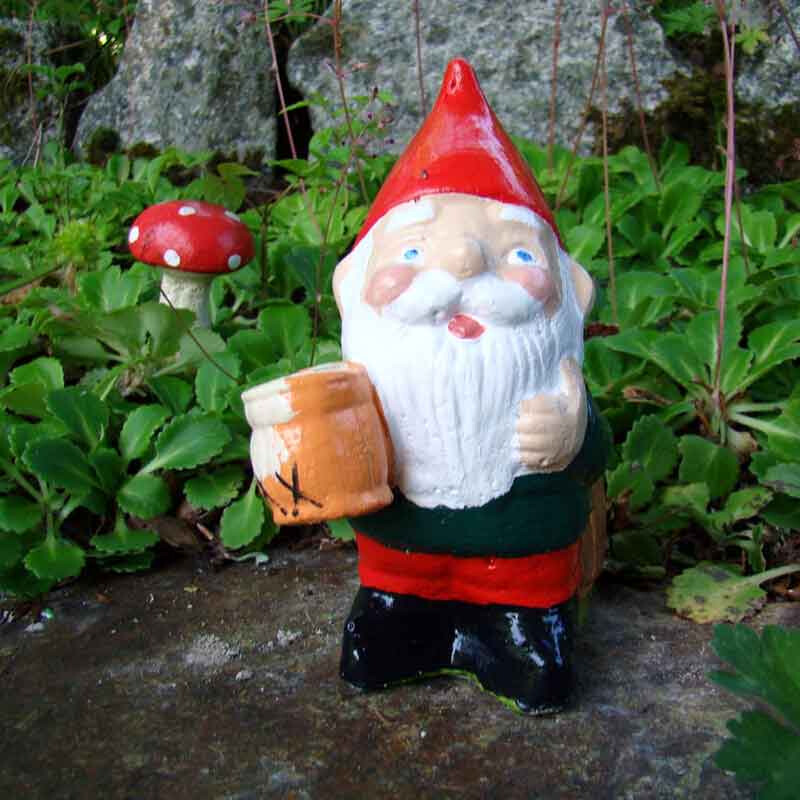 Garden Gnome ~ Scrumpy ~ Mini Drinking Scrumpy