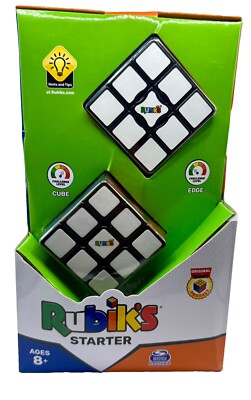 Rubik s Cube Starter Pack For Beginners Includes Original 3x3 Cube & Edge 3x3x1