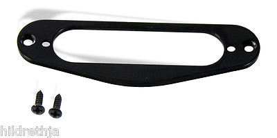 Single Trim Ring Cover Flat 1/8 Black Metal Bitterroot 081116BK