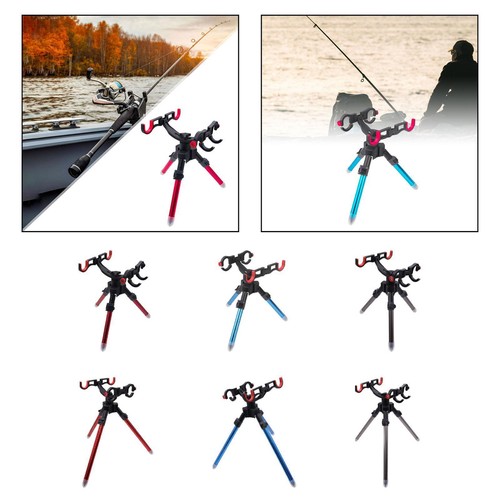 Support Trépied Pliable Pour Canne à Pêche - Leger En Alliage D'aluminium - Universel