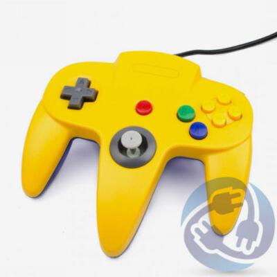 Nintendo 64 N64 Replacement Wired Controller Gamepad - Yellow
