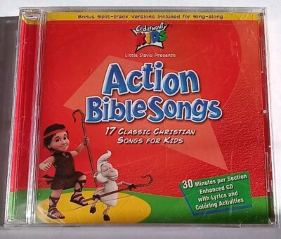 Cedarmont Action Bible Songs Bonus Split track included for sing-along ...