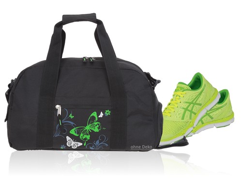 Sporttasche Mädchen Elephant Signature Schule Tasche Bag 12678 Butterfly Grün +f - Bild 2 von 11