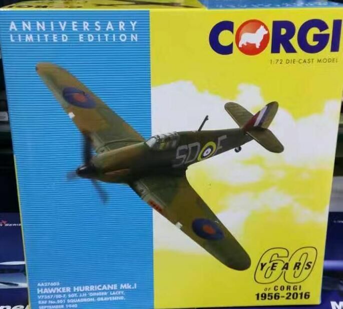 CORGI Hawker Hurricane Mk I V7357/SD-F RAF No.501 Sqn 1/72