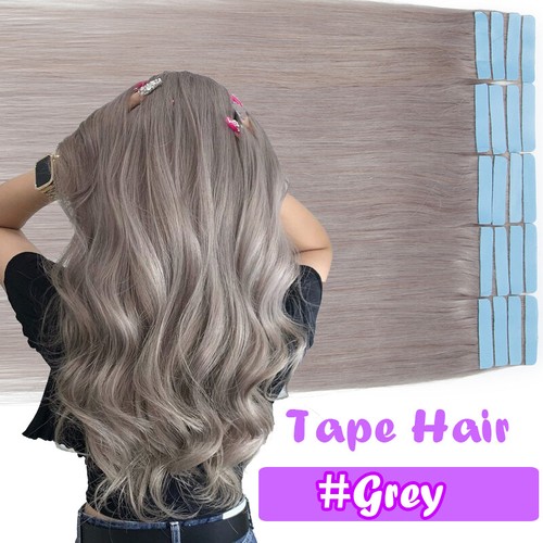 BALAYAGE Russian Full Thick Tape In Human Hair Extensions Remy Skin Weft Ombre - Picture 32 of 39