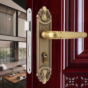 European Style Indoor Latch Bolt Door Panel Lock Handle Cylinder Image Is Loading European Style Indoor Latch Bolt Door Panel Lock