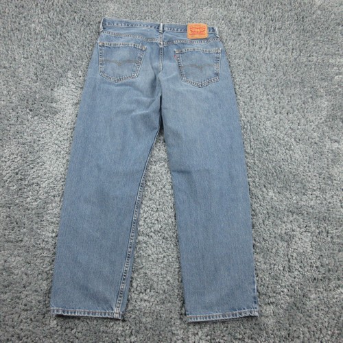 Levis 550 Jeans Mens 36x32 Blue Straight Relaxed 34x30* - Picture 15 of 20