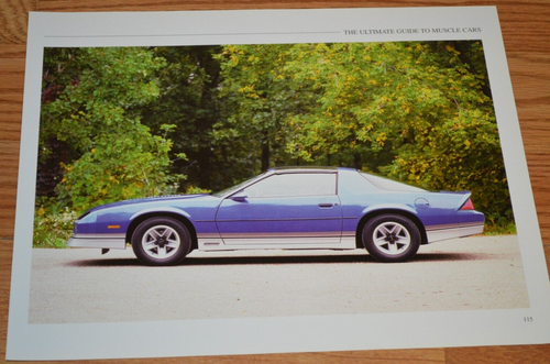 1986 Chevy Camaro Z/28 Photo Poster Picture 86 Z28