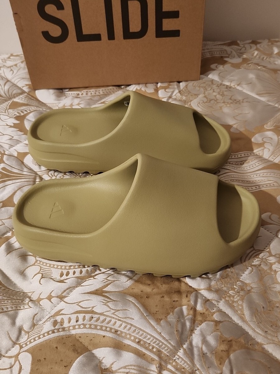Adidas Yeezy Slide Resin Green Size UK 9/US 9/EUR 43 (FZ5904