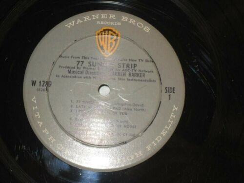 CRANIUMS Warren Barker 77 SUNSET STRIP Mono TV Soundtrack LP innen Kookie Barnes - Bild 3 von 5