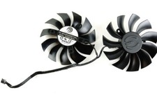 Pair Fans Cooler Fan For EVGA GTX 750 780Ti 950 980Ti 1080Ti PLA09215B12H 87mm