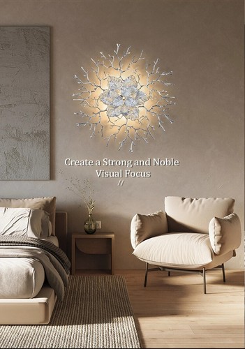 Wall Light Wall Sconce Indoor Bedside Lamp for Bedroom Background Wall Decor New - Picture 10 of 33