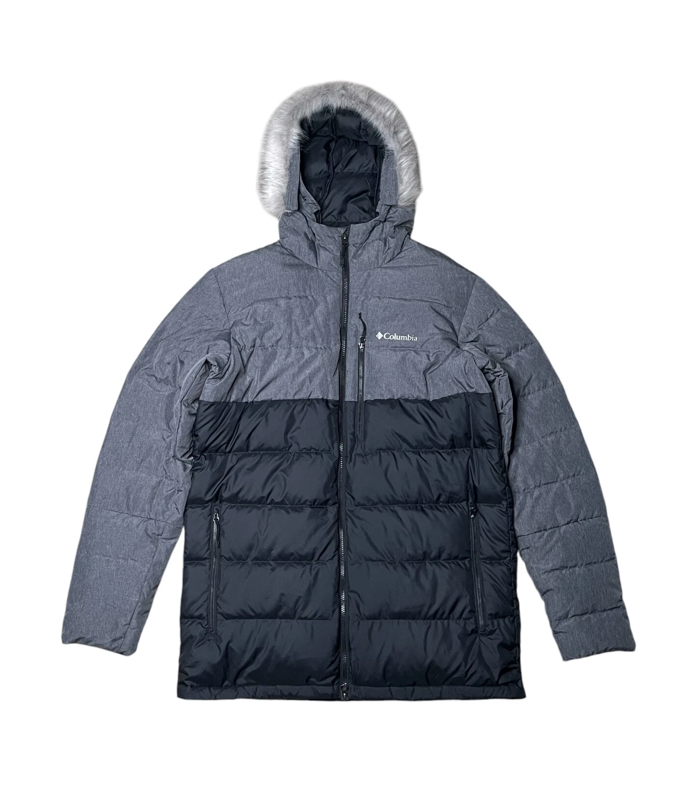 Columbia Men’s 2XL Northridge Lodge 700 Fill Jacket Omni Heat Black Gray