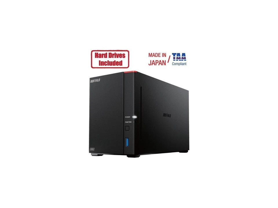 Buffalo LinkStation 720D 4TB Hard Drives Included Private Cloud (2 x 2TB, 2 Bay) - Image 4 of 4